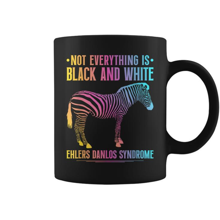 Ehlers Danlos Syndrome Black And White Eds Zebra Coffee Mug