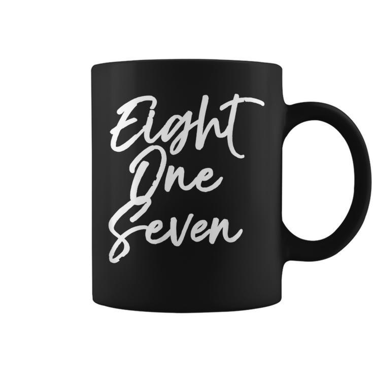 Eight One Seven 817 Fort Worth Dallas Area Code Coffee Mug