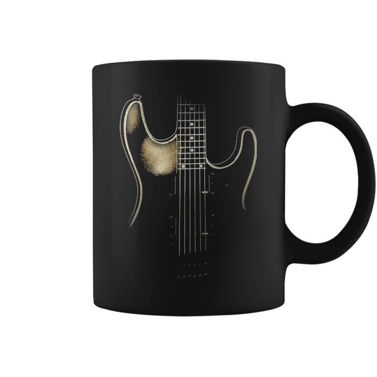 Electric Modern Art Guitar Coffee Mug