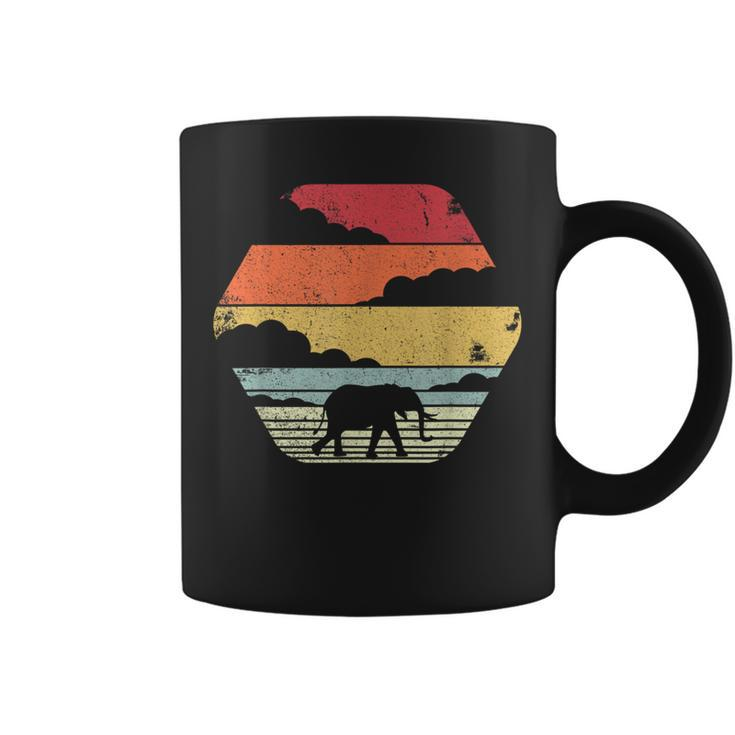 Elephant Retro Style Coffee Mug