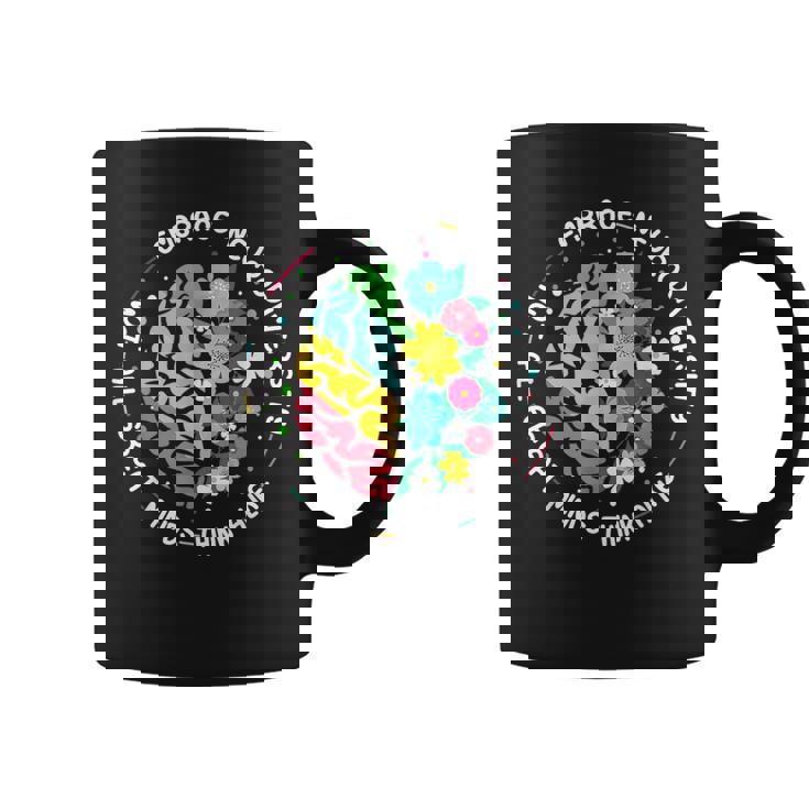 Embrace Neurodiversity Brain Autism Awareness Adhd Autistic Coffee Mug