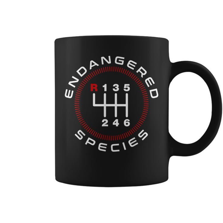 Endangered Species Manual Stick Shift Car Owner Driver Coffee Mug