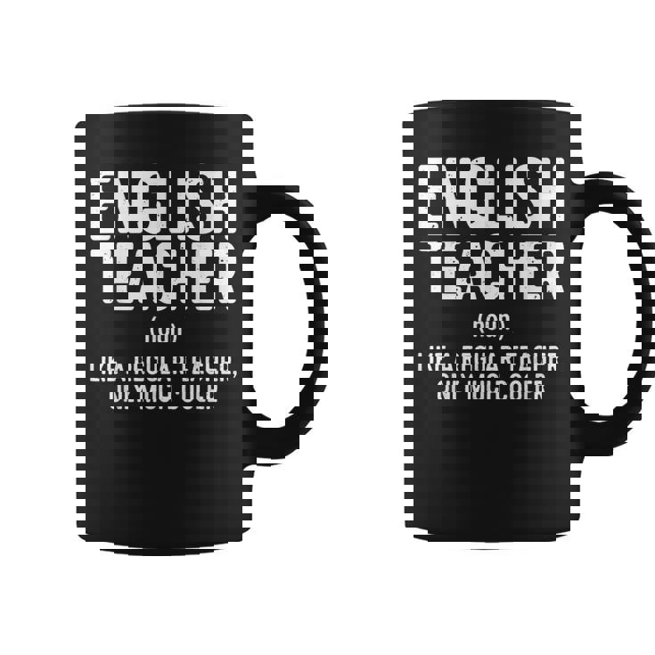 English Teacher Definition Taza de café