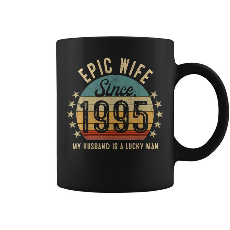 Epic Wife Since 1995 28Th Wedding Anniversary Coffee Mug