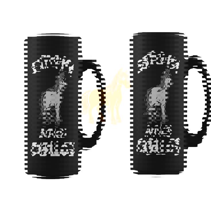 Equitación Divertido Caballo Esta Chica Ama Los Caballos Taza de café