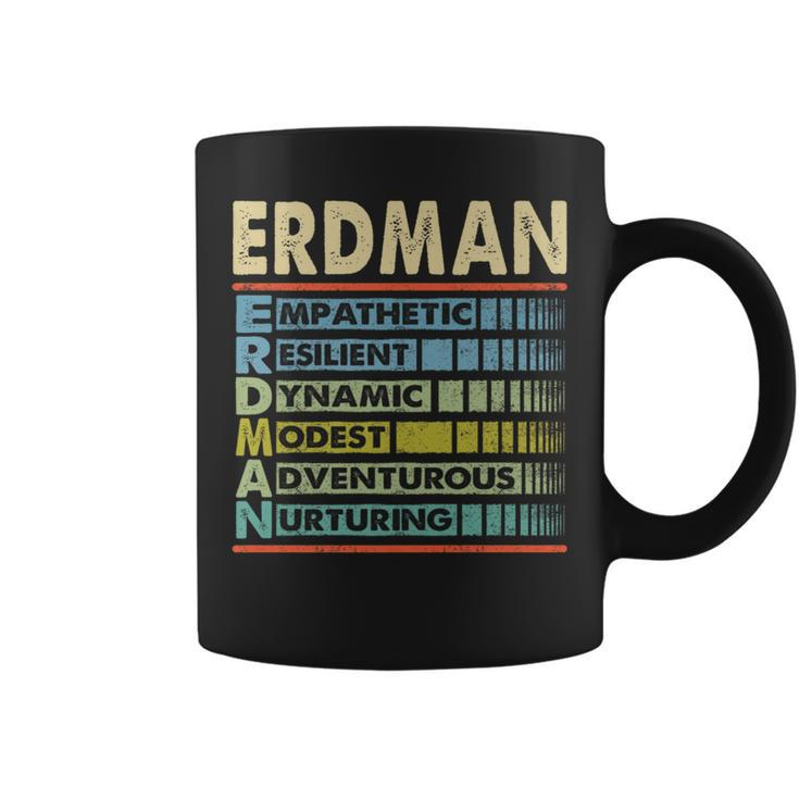 Erdman Family Name Erdman Last Name Team Coffee Mug