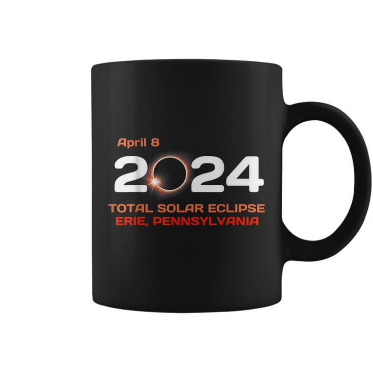 Erie Pennsylvania April 8 2024 Solar Eclipse Pa Coffee Mug