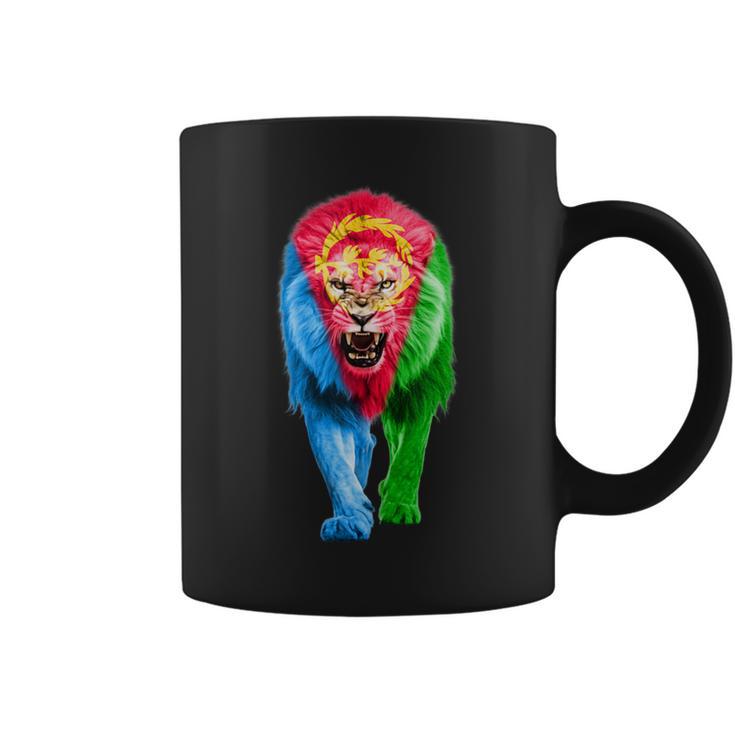 Eritrea Flag Lion Pride Eritrean Flag Roots Eritrea Coffee Mug