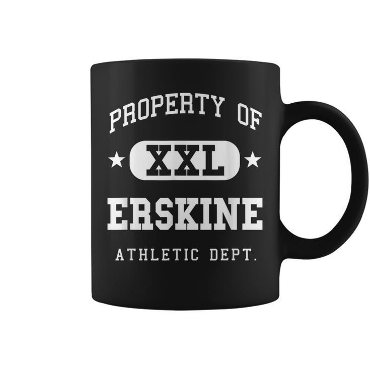 Erskine Xxl Name Family Athletic School Property Coffee Mug