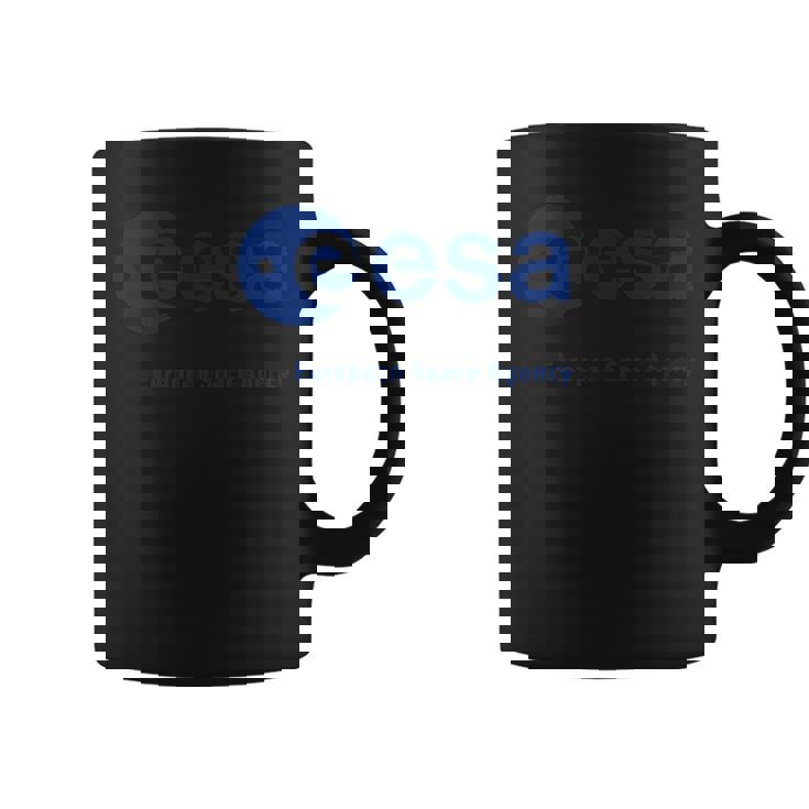 Esa Esa Agence Spatiale Européenne Logo Solide Logo De Police Tasse