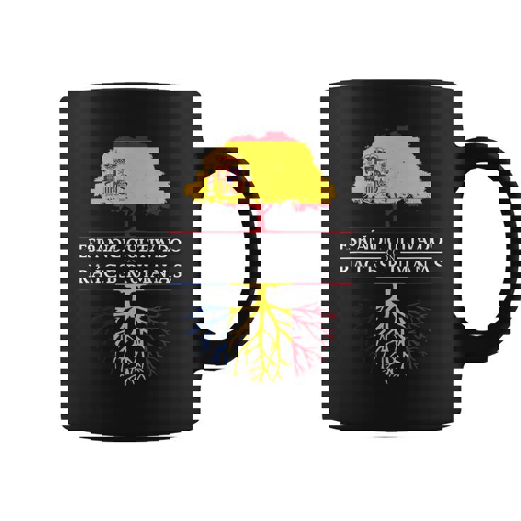 Español Cultivado Con Raíces Rumanas Rumania Taza de café