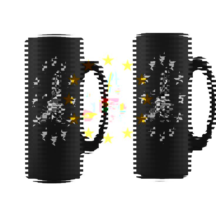 Europa Bandera Europa Países Bandera Europea Unión Europea Taza de café