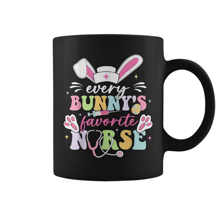 Every Bunny's Favorite Nurse Cute Easter Bunny Nurse Squad Coffee Mug