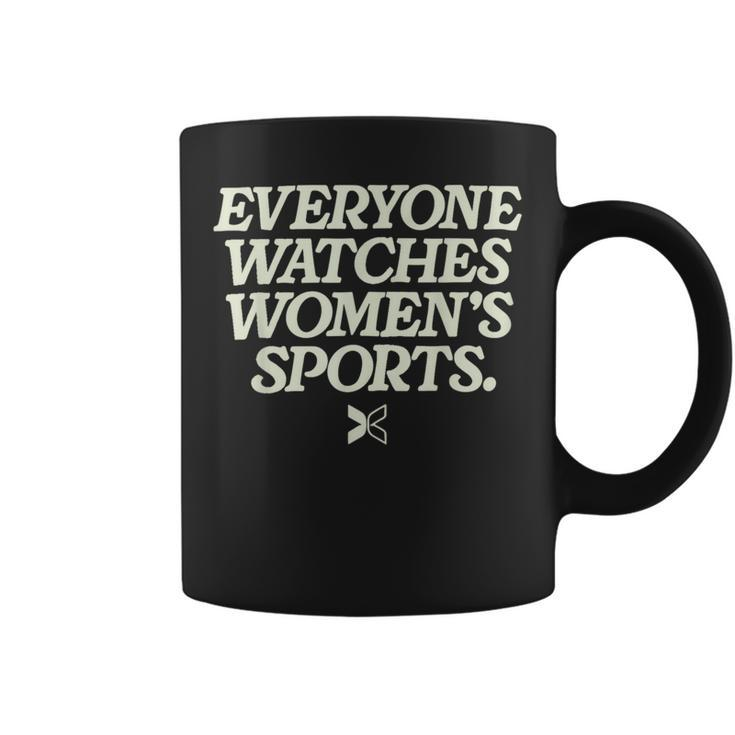 Everyone Watches Women's Sports Zip Coffee Mug