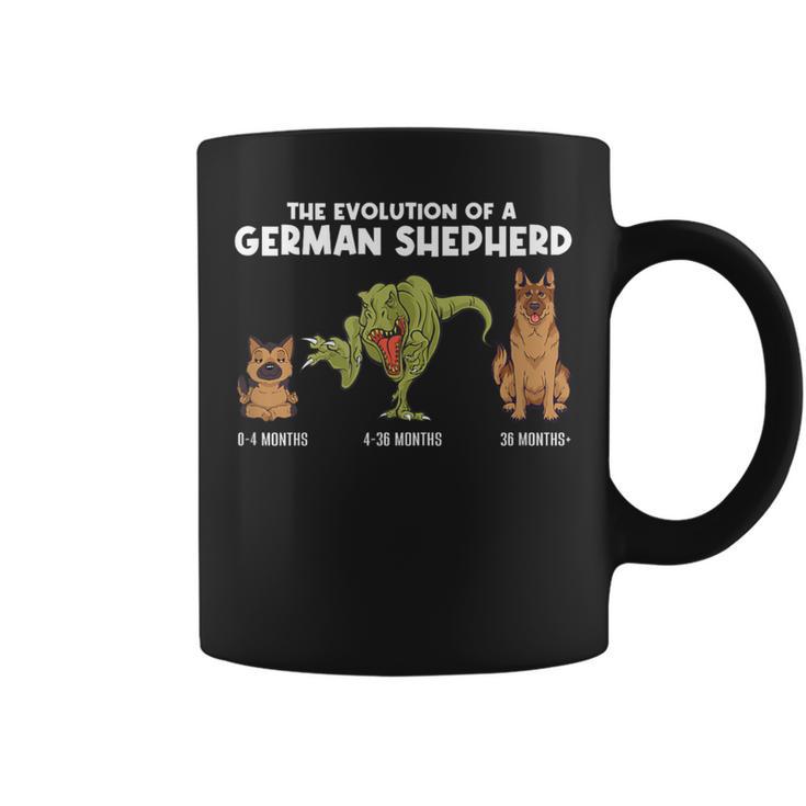 Evolution German Shepherd Evolution German Shepherd Coffee Mug