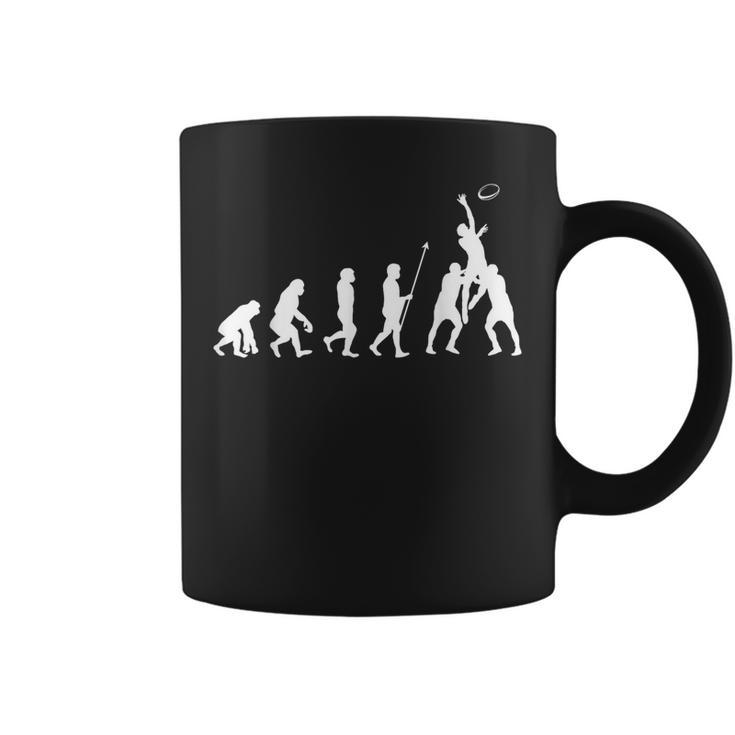 Evolution Of Rugby Coffee Mug