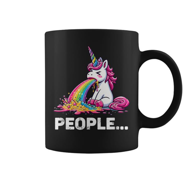 Eww People Cute Unicorn Coffee Mug