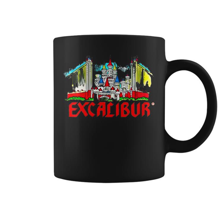 Excalibur Las Vegas Hotel Casino Retro Vintage Coffee Mug