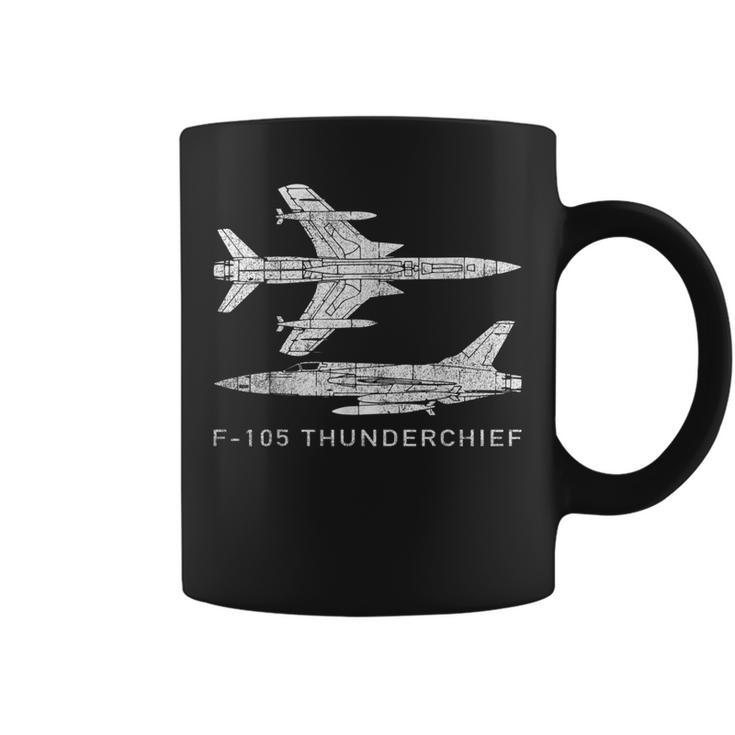 F-105 Thunderchief Fighter-Bomber Plane Coffee Mug