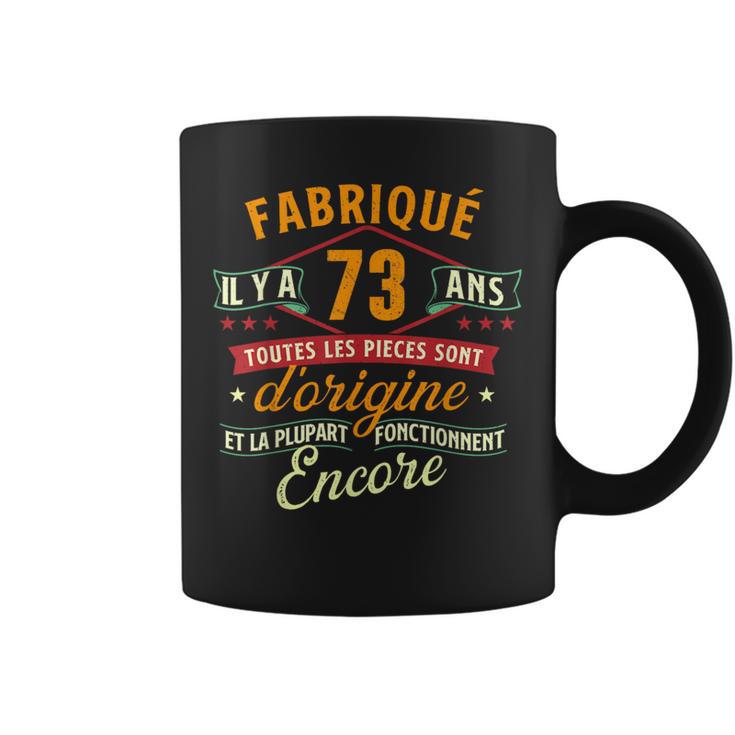 Mug Anniversaire Personnalisé 73 Ans - Tasse Cadeau Originale Pour Homme Ou Femme - Marque ADS