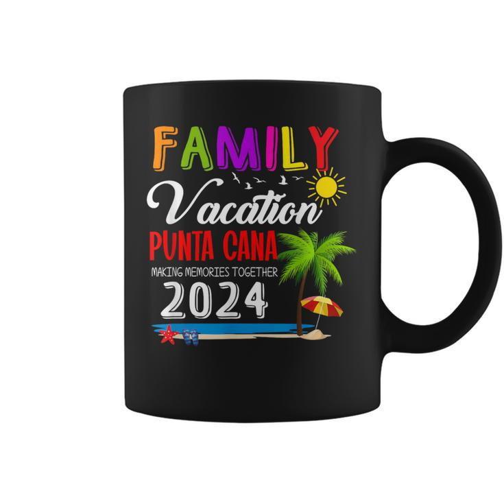 Family Vacation Punta Cana Making Memories 2024 Beach Trip Coffee Mug