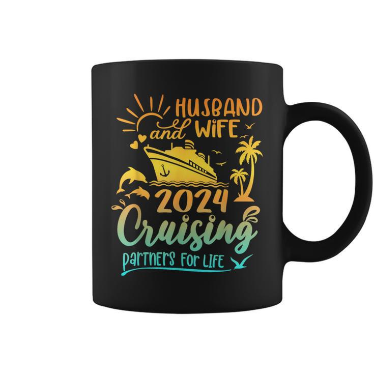 Family Wife And Husband Cruise 2024 Matching Honeymoon Coffee Mug