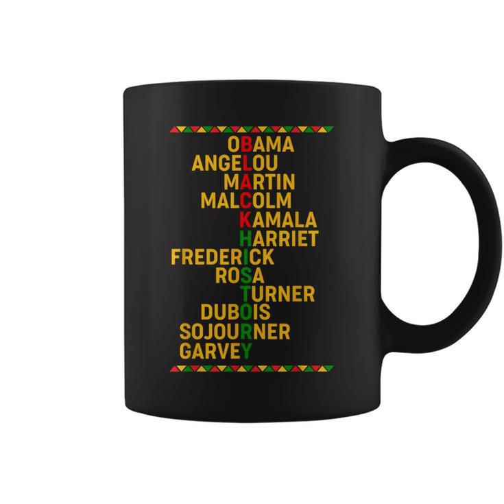 Famous African American Leader Culture Black History Month Coffee Mug