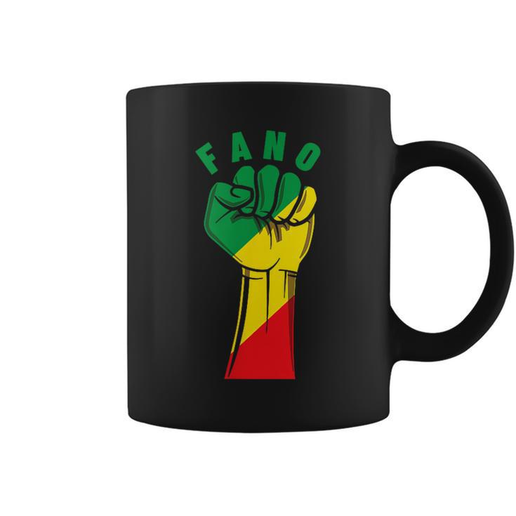Fano Fist With The Ethiopian Flag Coffee Mug