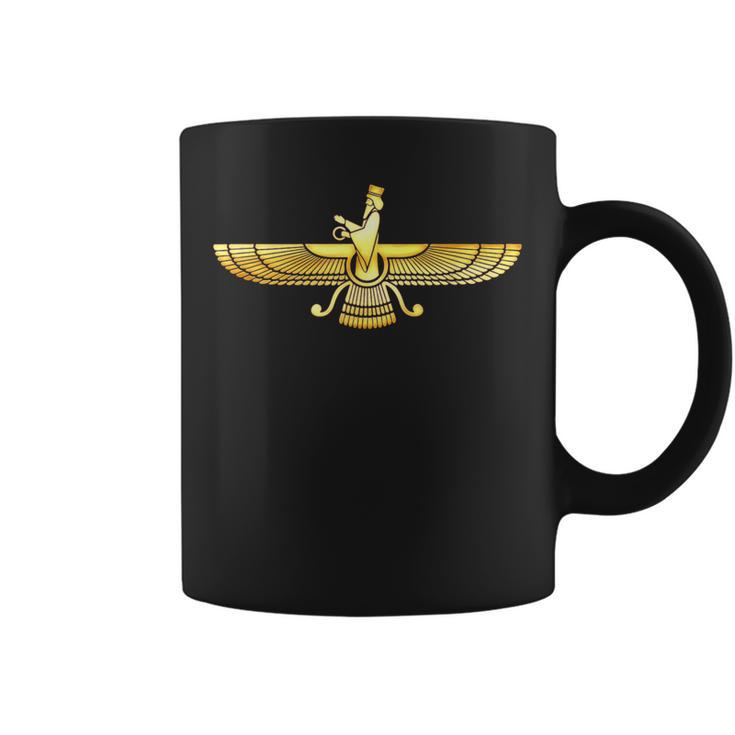 Faravahar Zarathustra Symbol Zeichen Iran Flügel Falke Tassen