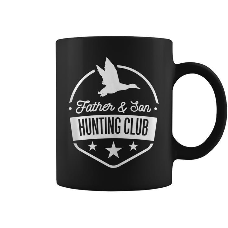 Father & Son Hunting Club Duck Proud Dad Hunter Coffee Mug