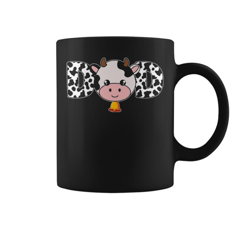Father Cow Dad Farming Birthday Matching Coffee Mug