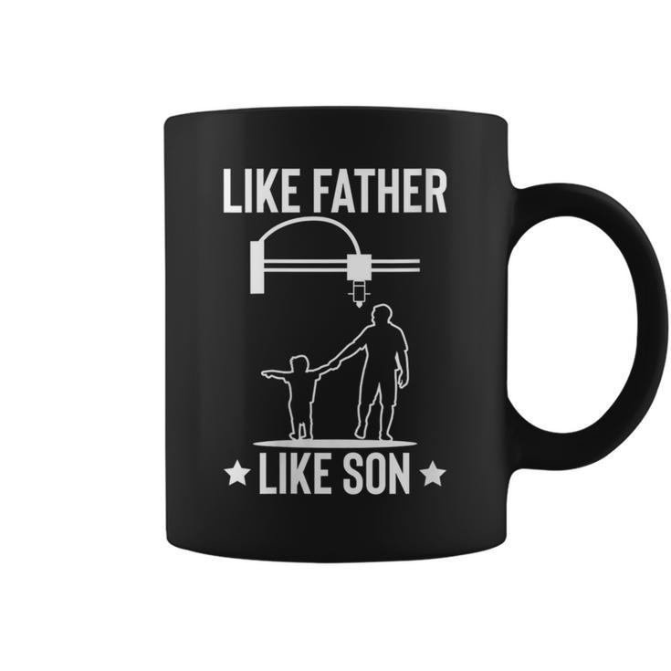 Like Father Like Son 3D Printer Printing Fathers Day Dad Coffee Mug