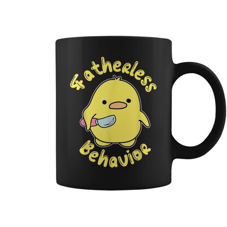 Fatherless Behavior Knife Duck Cute Coffee Mug