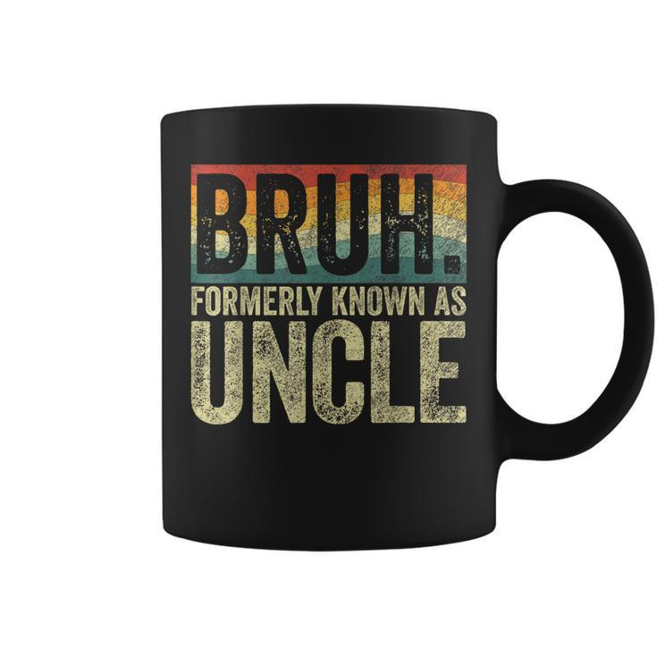 Fathers Day Bruh Formerly Known As Uncle Vintage Coffee Mug