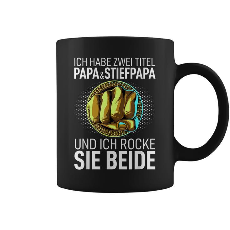 Father's Day Ich Habe Zwei Titel Papa Und Steppapa Tassen