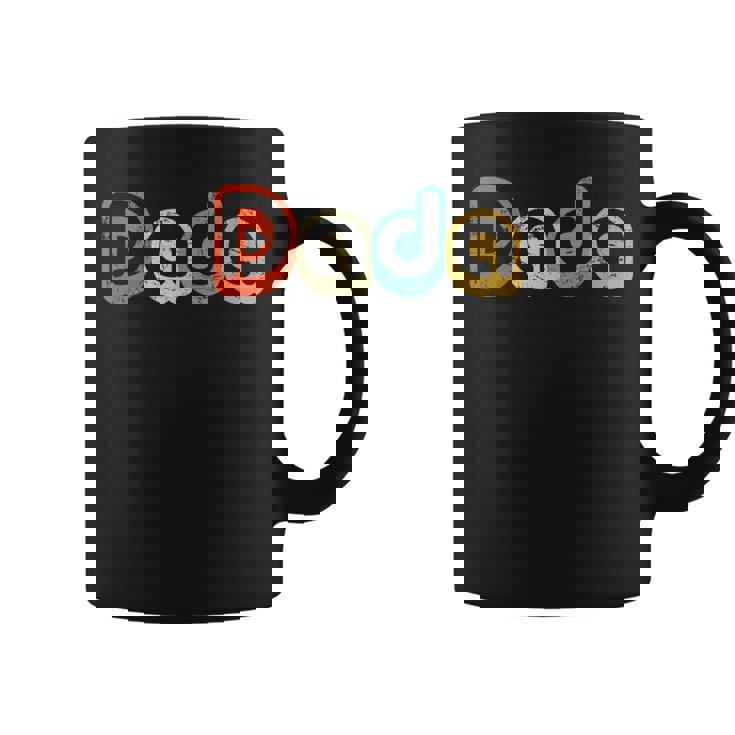 Father's Day For New Dad 2024 Him Papa Grandpa Retro Dada Coffee Mug