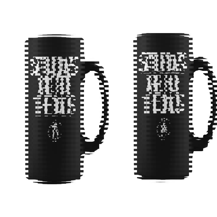 Fathers Day New Dad Present Saturdays For The Dads Coffee Mug