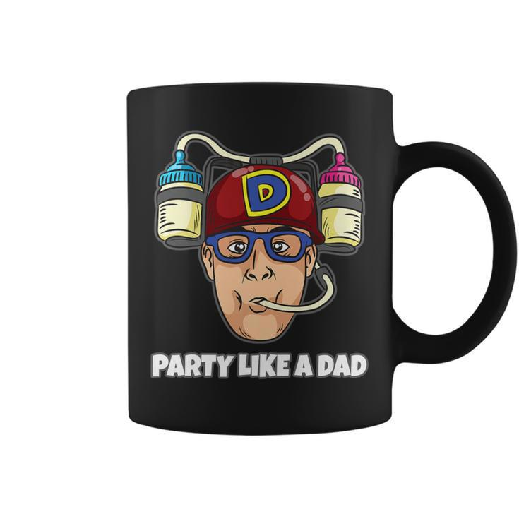 Father's Day Party Like A Dad Baby Bottle Helmet Coffee Mug