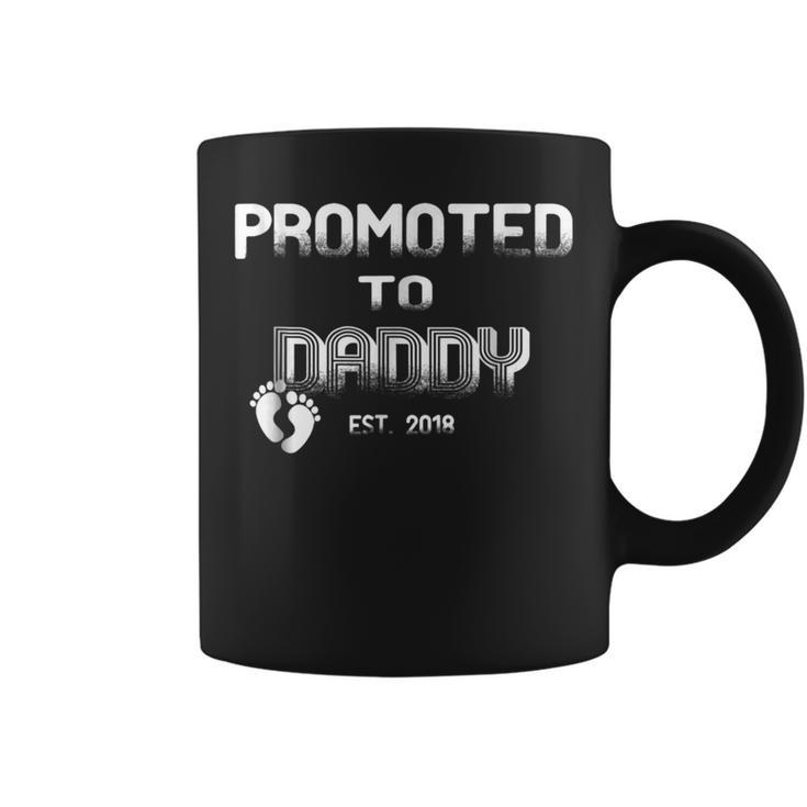 Father's Day Promoted To Daddy Est 2018 New Dad Coffee Mug