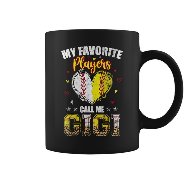 My Favorite Baseball Softball Players Call Me Gigi Men Coffee Mug