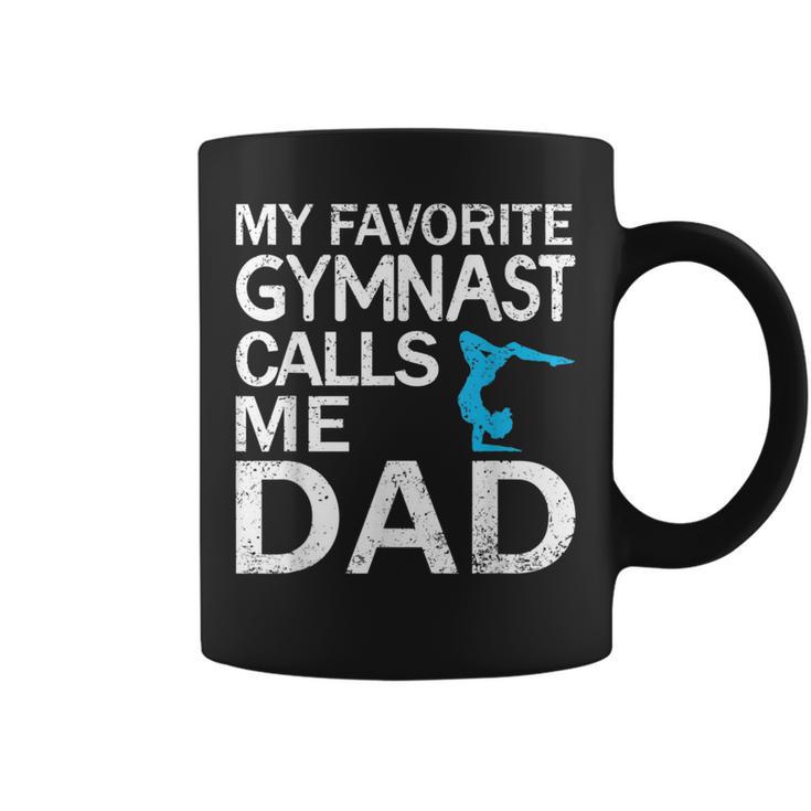 My Favorite Gymnast Calls Me Dad Father's Day Coffee Mug