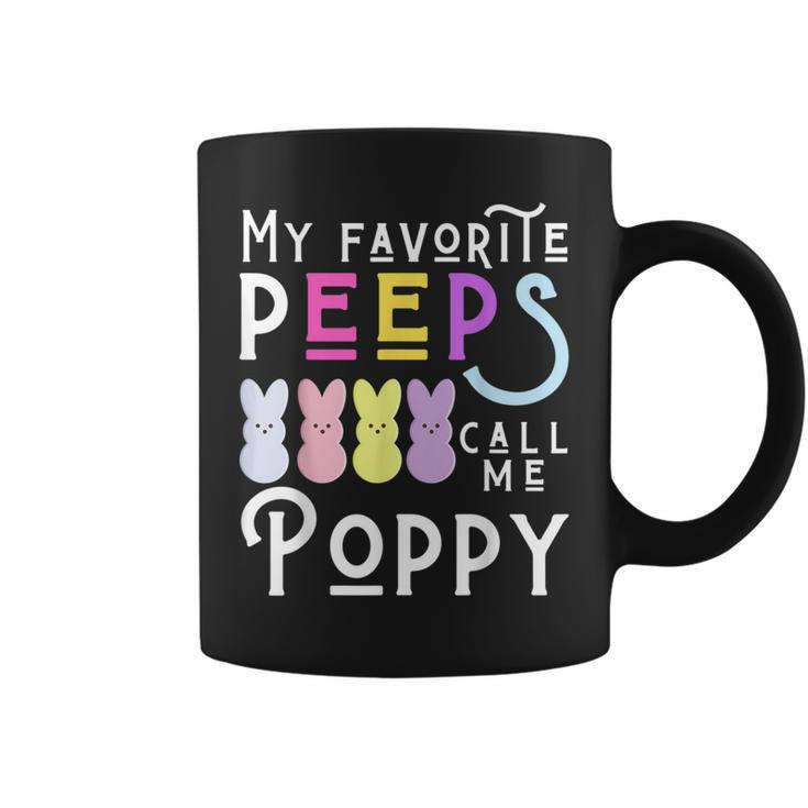 My Favorite Peeps Call Me Poppy Man Dad Pop Men Easter Boy Coffee Mug