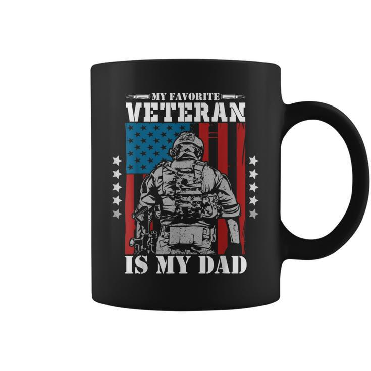 My Favorite Veteran Is My Dad Veterans Day Memorial Day Coffee Mug
