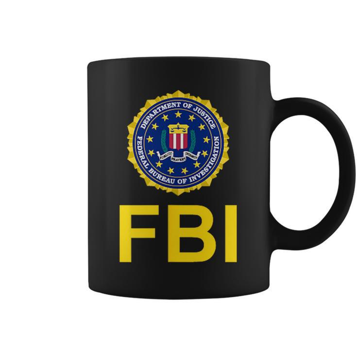 Fbi Fbi Chest Seal Logo Federal Bureau Of Investigation Chest Seal Logo Coffee Mug