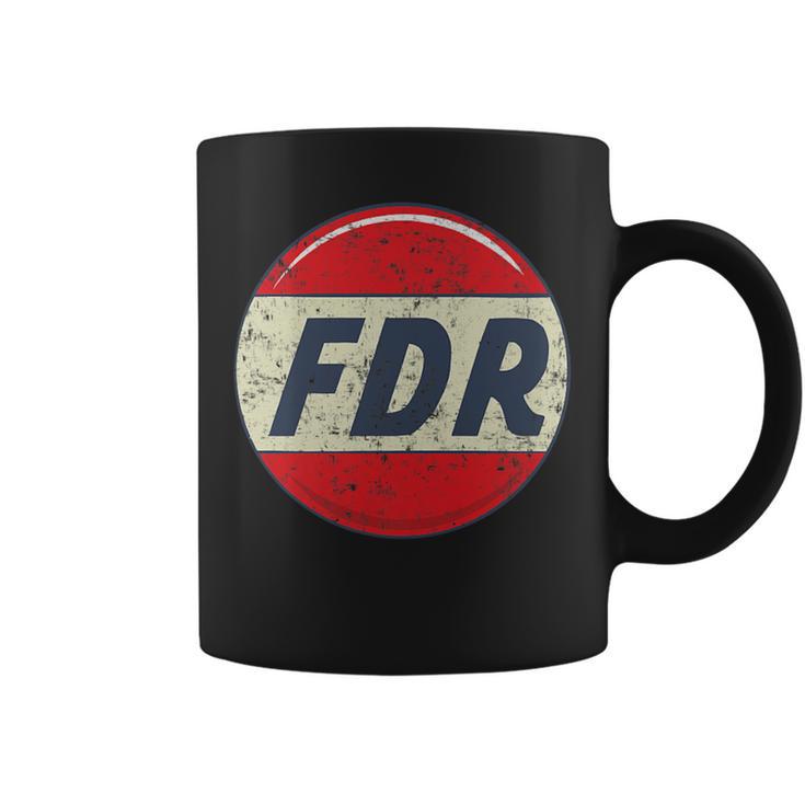 Fdr Campaign Button Coffee Mug