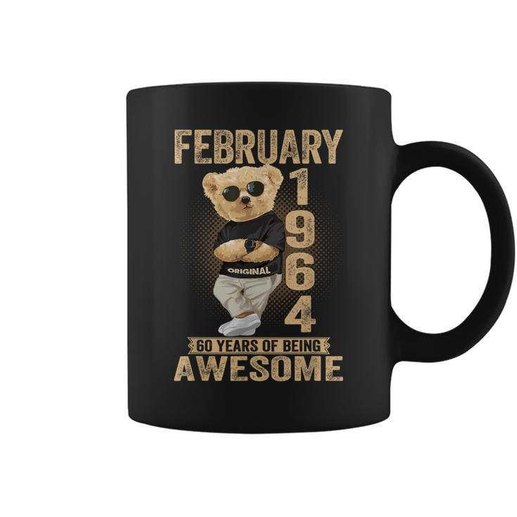 February 1964 60Th Birthday 2024 60 Years Of Being Awesome Coffee Mug