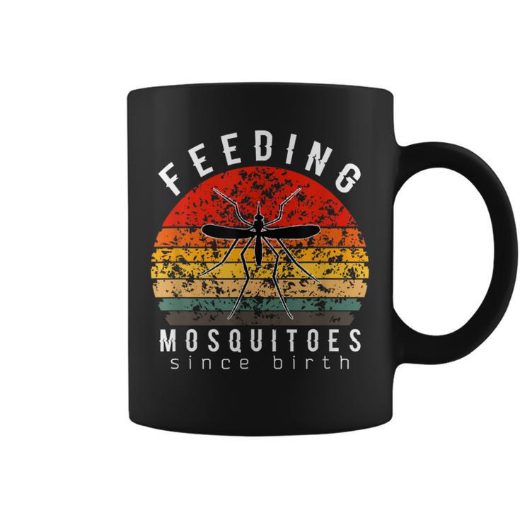 Feeding Mosquitoes Since Birth Vintage Summer Mens Coffee Mug