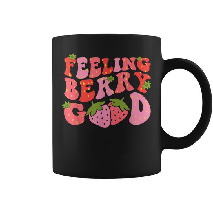 Feeling Berry Good Strawberry Festival Season Girls Coffee Mug