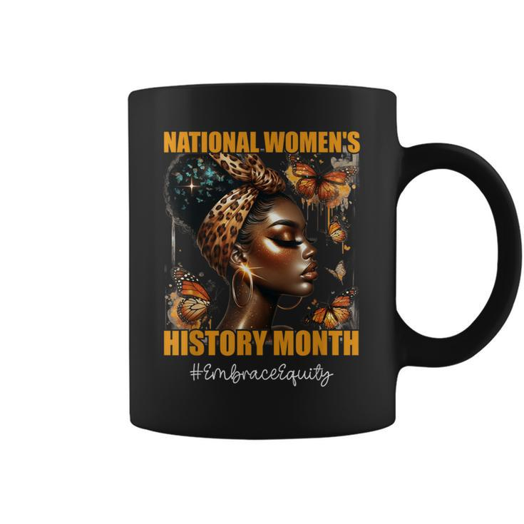 Feminist National Women's History Month 2024 Embrace Equity Coffee Mug