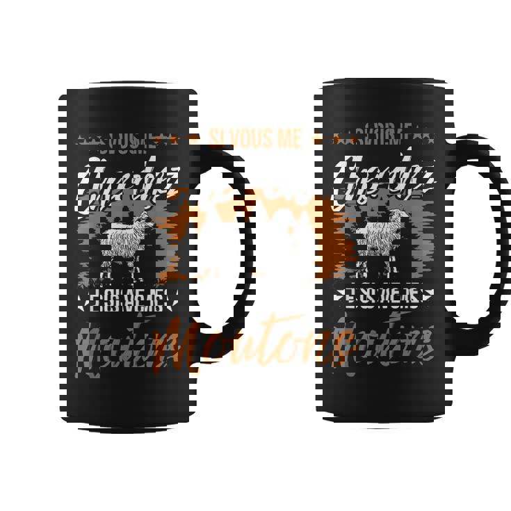 Fermier Animaux De Ferme J'aime Mes Moutons Tasse